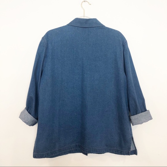 Vintage Jean Cactus Jacket • sz large - Picture 8 of 8